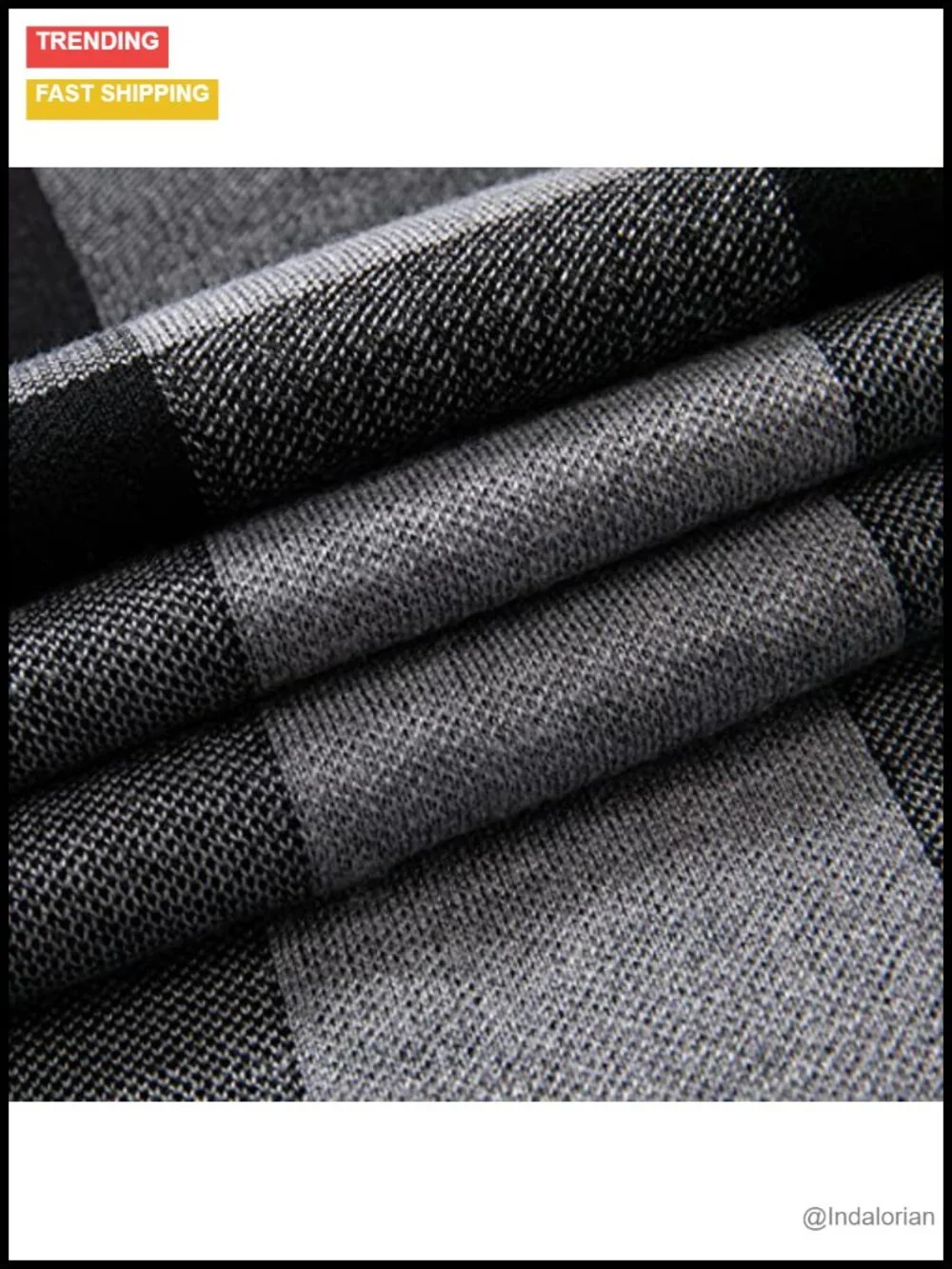 Merino Wool Tartan Plaid Lightweight Winter Scarf, Gift Box